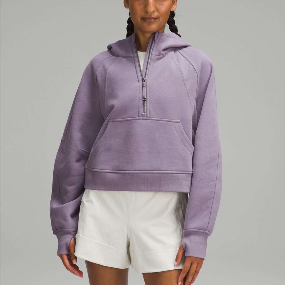 Scuba oversized half zip hoodie NWT